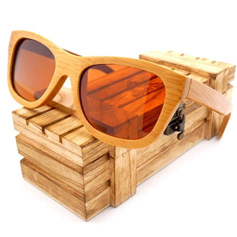 Wholesale 2016 Vintage Bamboo Wooden Sunglasses Handmade Polarized Mirror Coating Lenses Eyewear