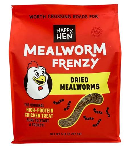 Happy Hen Treats Hap17006 5 Pound Mealworm Frenzy Chicken Treat At