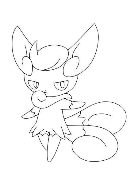 Meowstic Pokemon Coloring Pages The Best Porn Website