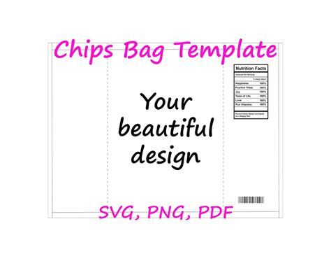 Personalized Chip Bags Template