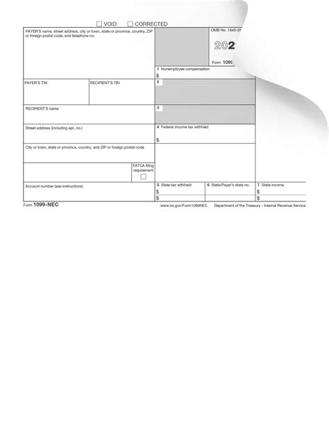 Printable Blank 1099 Nec Form