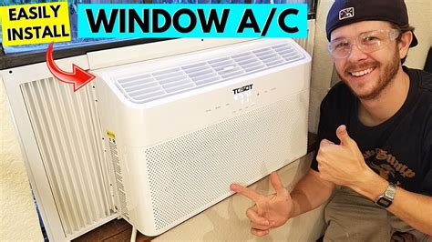 Installation of window air conditioner is reliable and straightforward, and it avoids the cost of installing the central air however, some window air conditioners will come with angle brackets that prevent the window sash from moving upward after the installation of the air conditioner. ️ Easily Install a Window Air Conditioner A/C Unit - How ...