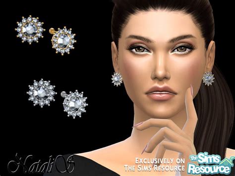 Sims 4 — Natalisvintage Inspired Diamond Earrings By Natalissims