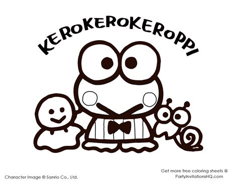 How to draw keroppi from o kitty with easy step by step. 46+ Wallpaper Coloring Pages on WallpaperSafari