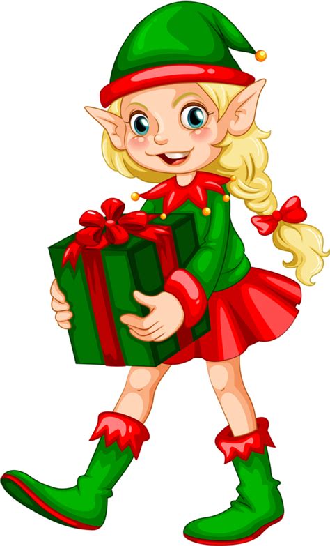 Download Elves ‿ ⁀° Clipart Christmas Elves Png Download 95853
