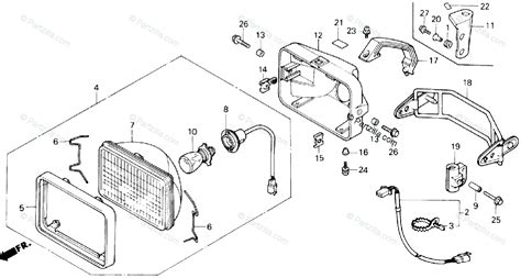 Manuals and user guides for honda trx350 fourtrax 1987. Honda ATV 1986 OEM Parts Diagram for Headlight | Partzilla.com