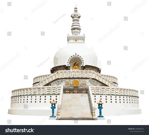 Shanti Stupa Images Stock Photos And Vectors Shutterstock