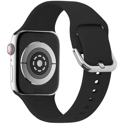 Sport Band Compatible With Apple Watch Band 38mm40mm 42mm 44mm Waterproof Soft Silicone