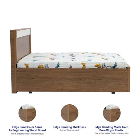 Queen Size Laxmi Kapat Engineering Wood Double Bed Wooden Bed Box Bed