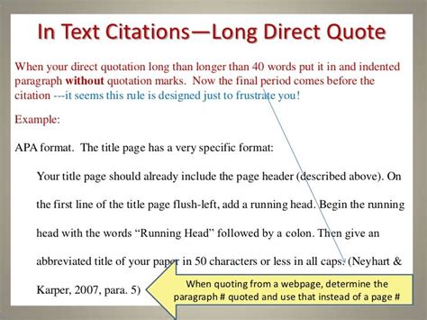 Apa Style Quotes In Text Shortquotescc
