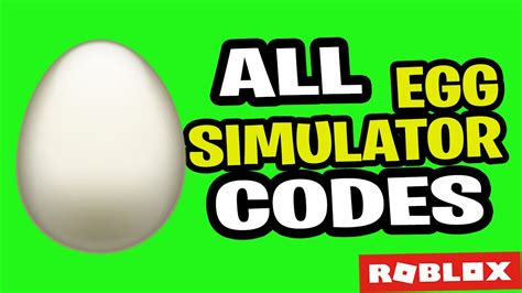 All Roblox Egg Simulator Codes 2019 July Youtube