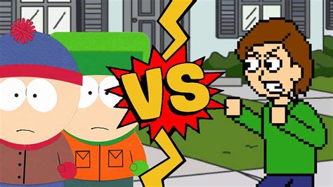 Mugen Battles Kyle Broflovskistan Marsh Vs Boris Anderson South Park Vs Goanimate