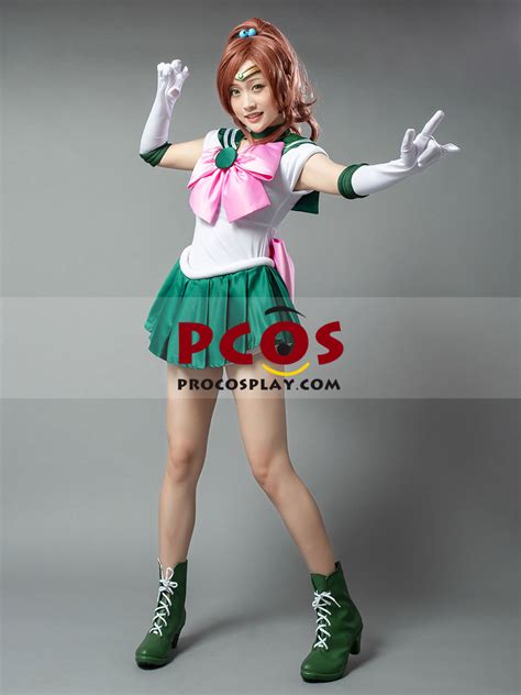 Ready To Ship Sailor Moon Sailor Jupiter Kino Makoto Cosplay Costume