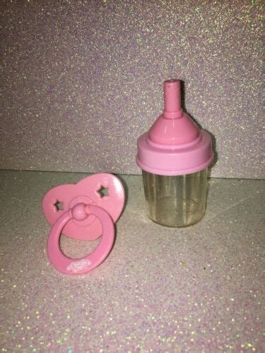 Vintage 1994 Ertl Coochy Coo Baby Doll Pacifier And Bottle