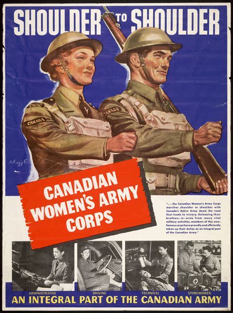 Canadian Womens Army Corps The Canadian Encyclopedia