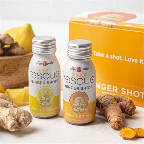 Ginger Rescue Ginger Shots Wild Turmeric The Ginger People US