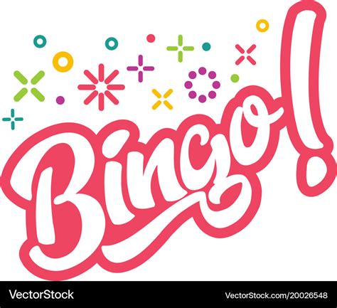 Bingo Game Royalty Free Vector Image Vectorstock