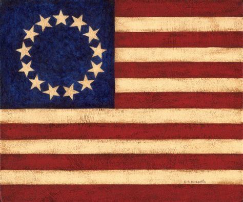 13 Star Original Flag America The Beautiful Pinterest