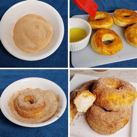 Cook doughnuts at 350 degrees for 5 minutes. Quick Air Fryer Doughnuts {Cinnamon & Sugar Donuts} | This ...