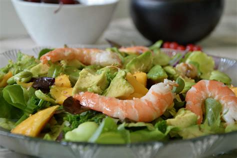 Salade Mangue Avocat Et Crevettes De Christine Les Menus Plaisir