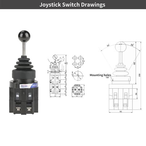 Mua Cs 402 4no 4 Position Joystick Switch Return Momentary Joystick
