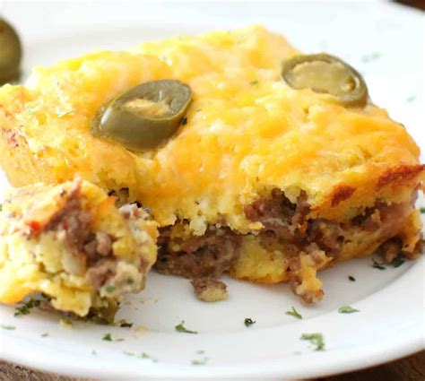 Mexican Cornbread With Ground Beef