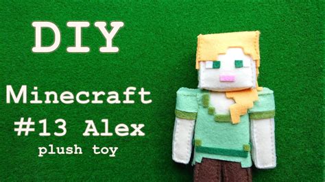 Diy Minecraft Alex How To Make A Plush Toy Youtube
