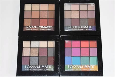 Nyx Ultimate Shadow Palette Collection Review And Swatches