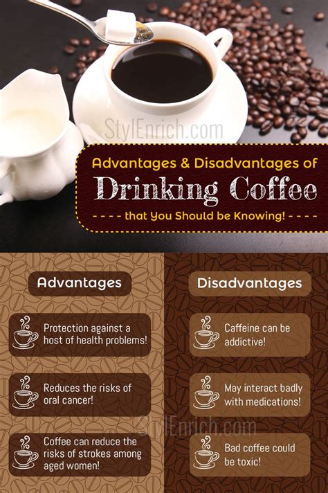 Advantages And Disadvantages Of Drinking Coffee Coffee Health Benefits