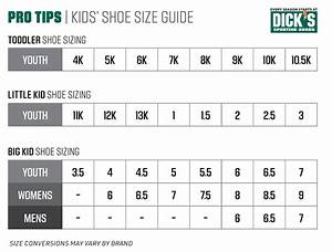 The Pro Tips Guide To Kids Shoe Sizes Pro Tips By 39 S Sporting Goods