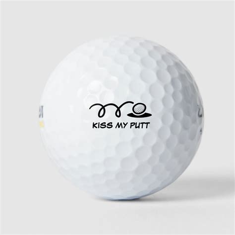 Custom Golf Balls With Funny Quote Or Name Zazzle