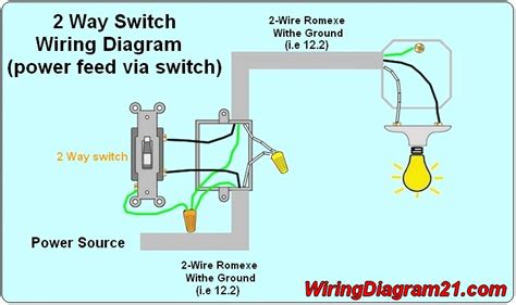 2 Way Light Switch Wiring Diagram House Electrical Wiring Diagram