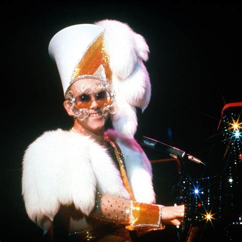 See Photos Of Iconic Elton John Performances And Wild Outfits Over