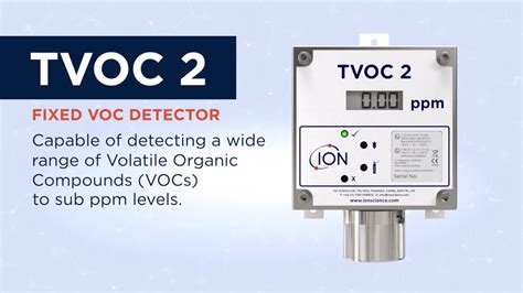 TVOC 2 Fixed Gas Monitor Ion Science UK