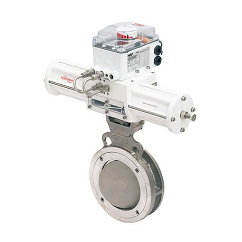 Pn 10 40 Pressure Butterfly Control Valve With 3200md Digital Positioner