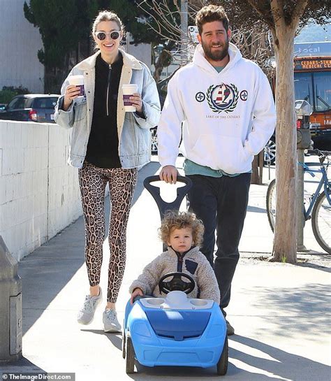 Whitney Port Rocks Leopard Print Leggings On Outing With Husband Tim Rosenman And Son Sonny One