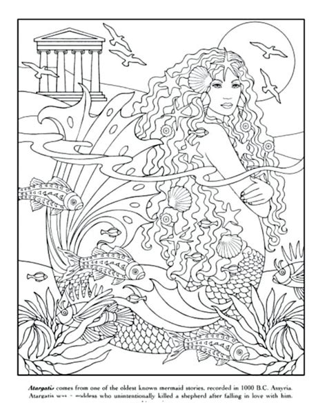 Print one coloring page at a time below or. Beautiful Mermaid Coloring Pages at GetColorings.com ...