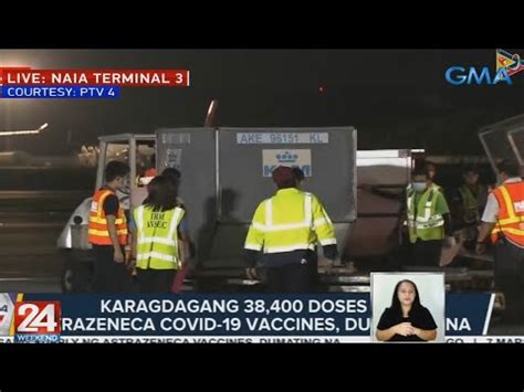 That's because different doses of the vaccine were used in the trial. Karagdagang 38,400 doses ng AstraZeneca vaccine, dumating ...