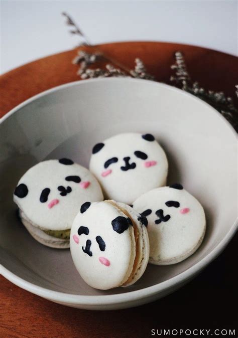 Sumopocky Custom Bakes Panda Macarons Cute Baking Panda Macarons
