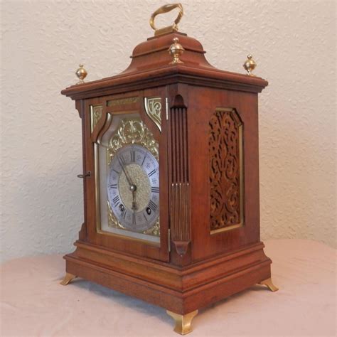 Walnut Mantle Clock By Lenzkirch Mantel Clocks Hemswell Antique Centres