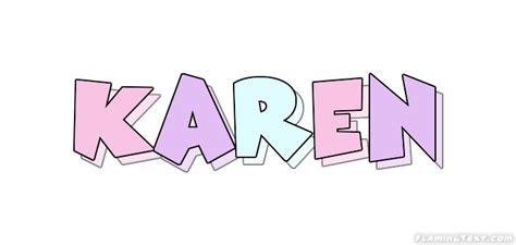 Karen Logo Free Name Design Tool From Flaming Text