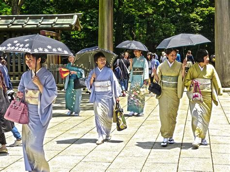 Japanese People Walking Street Walking On Japan Tokyo Smiling
