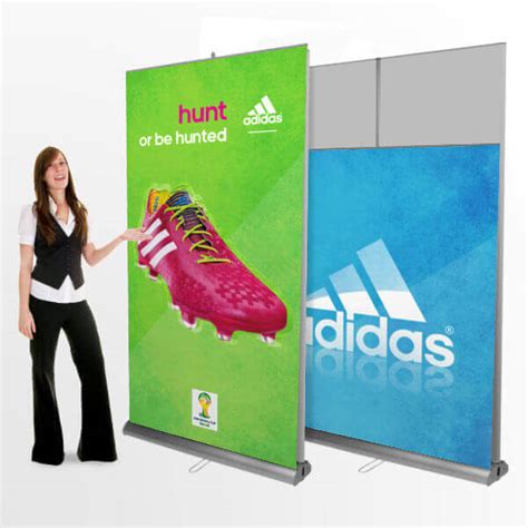 Double Sided Banner Stands Twin Graphic Banner Stand Banner