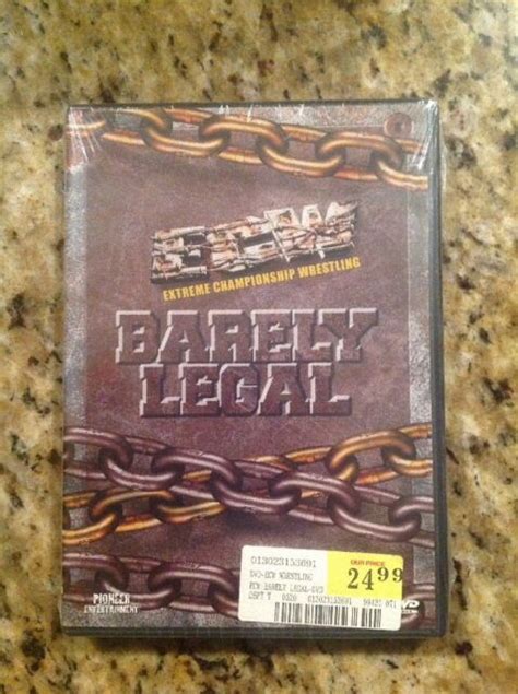 Ecw Barely Legal Dvd 2001 For Sale Online Ebay