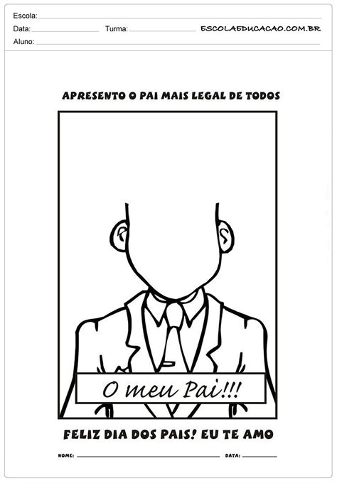 De acordo com a lei, a educação infantil. Atividades Dia dos Pais para Educação Infantil - Pai mais ...