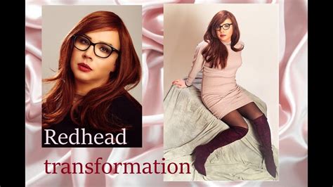 Transformation Into Redhead Women Tgirl Youtube