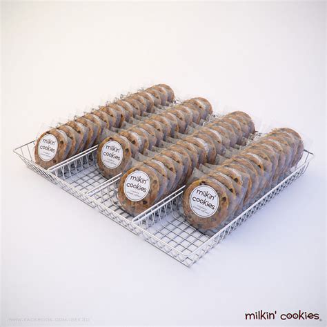 Milkin Cookies 3d Model Max