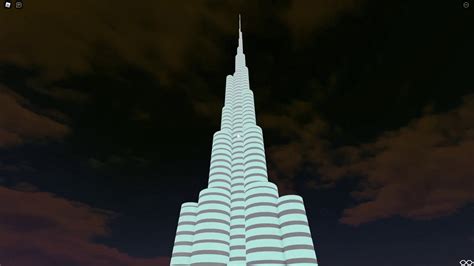 I Built The Burj Khalifa In Roblox Youtube
