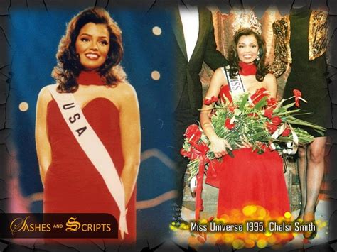 Nostalgia Miss Universe Chelsi Smith SASHES SCRIPTS
