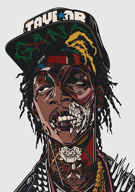 Wiz Khalifa Rapper Art Trill Art Hip Hop Art
